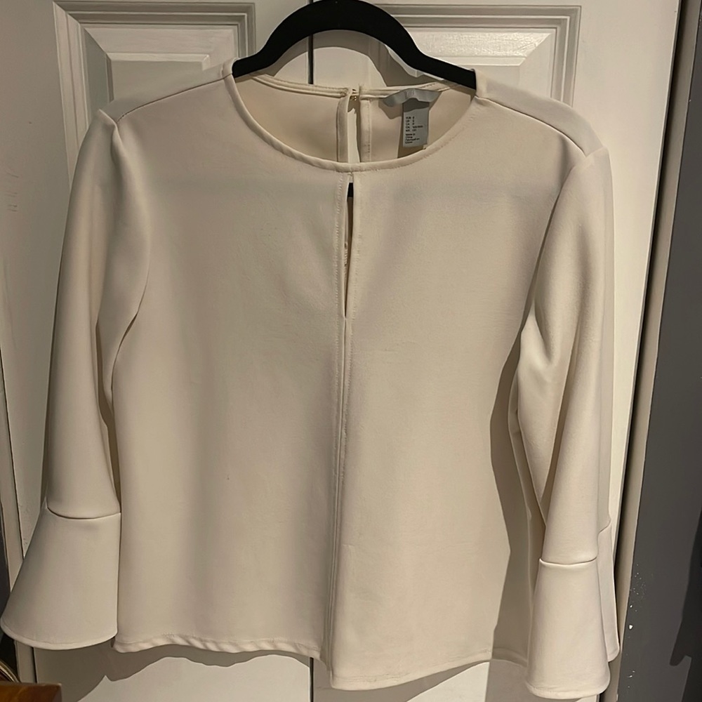 H&M beige blouse